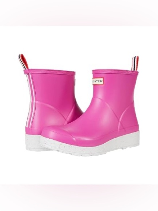 Hunter Shoes - NWOT Hunter Play Short Speckle Rain Boots